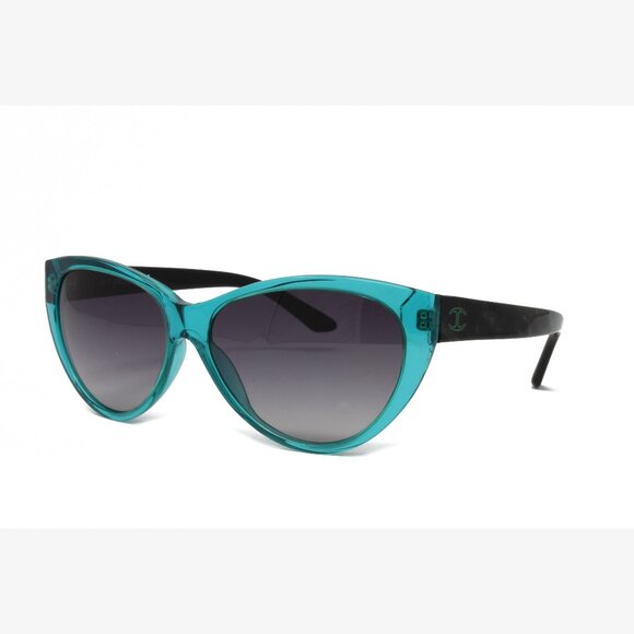 Just Cavalli Women\'s Sunglasses 60mm JC490S 93W Turquoise/Black NWT main image 3